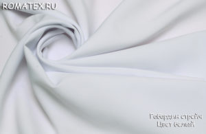 Ткань для пэчворка Габардин цвет белый