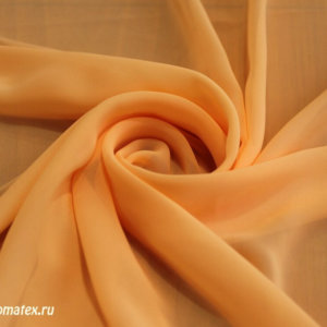 Ткань для туники Шифон однотонный цвет персиковый
