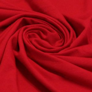 Ткань трикотаж вискоза цвет красный